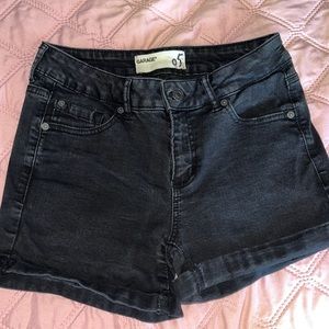 Garage Mid Rise Denim Shorts